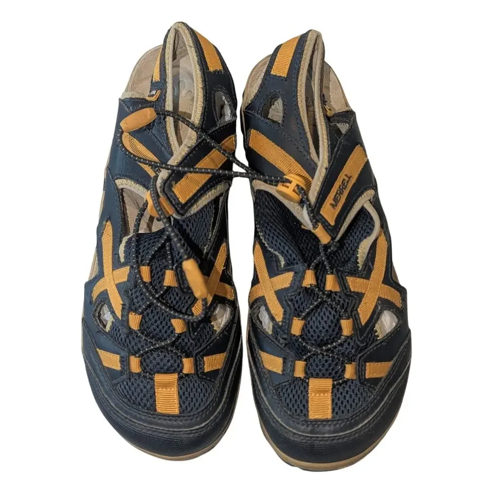 Merrell Boys Big Kids Waterpro Skip Navy/Adventure Yellow Size 7